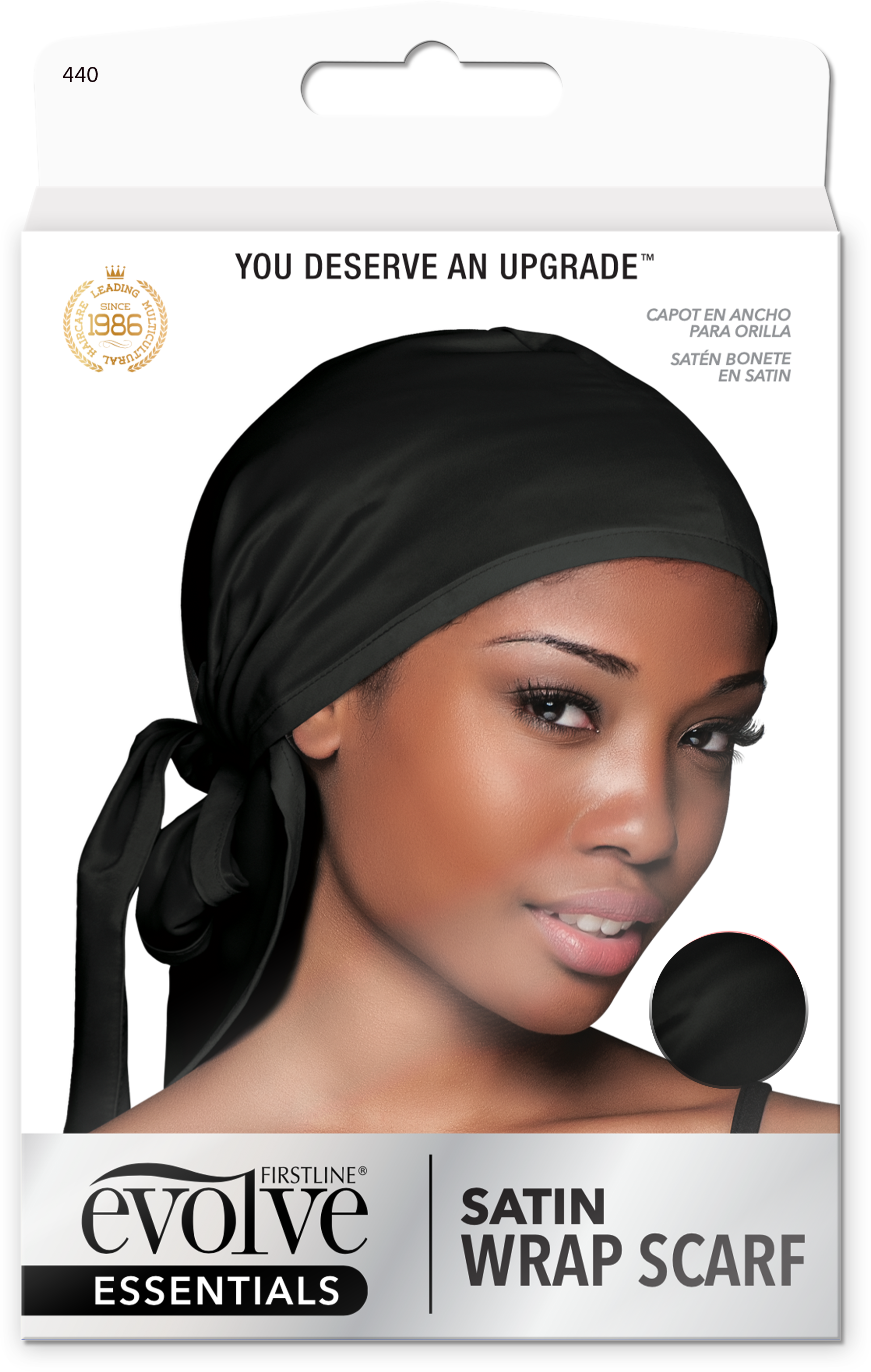 Satin scarf hot sale for black hair