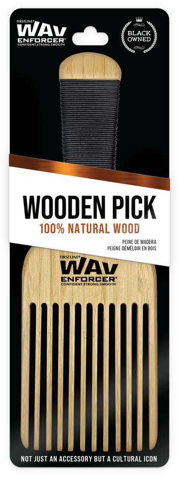 WavEnforcer Wooden Hair Pick 486