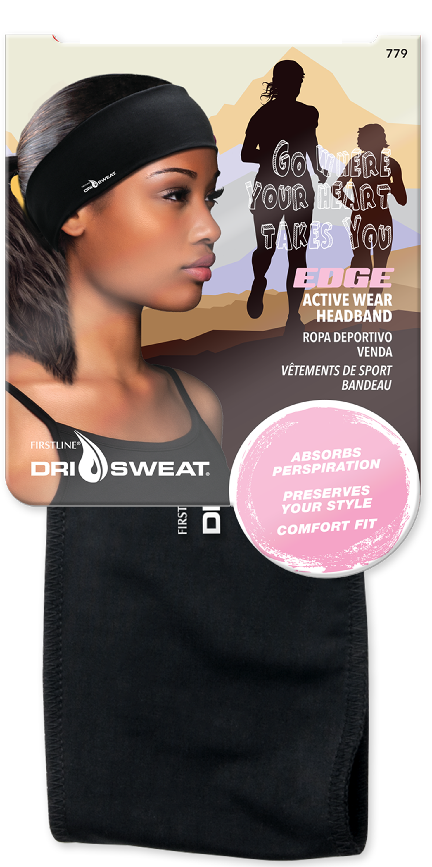 Dri Sweat Edge Women s Headband 779 Firstline Brands