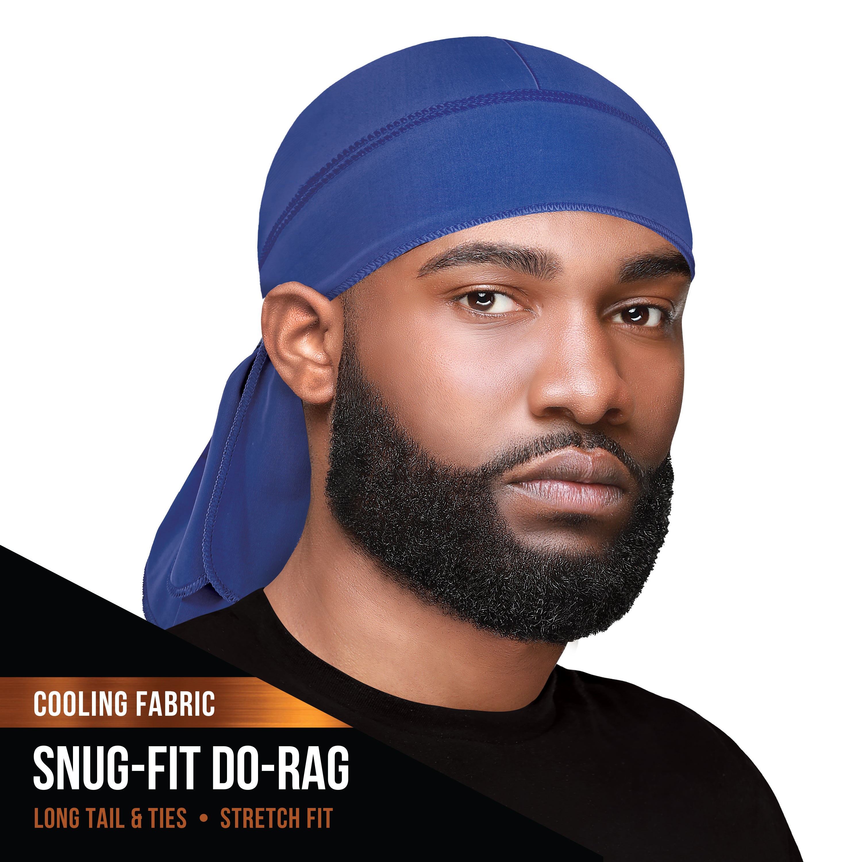 WavEnforcer Snug Fit Do-Rag, Blue 1063 – Firstline Brands