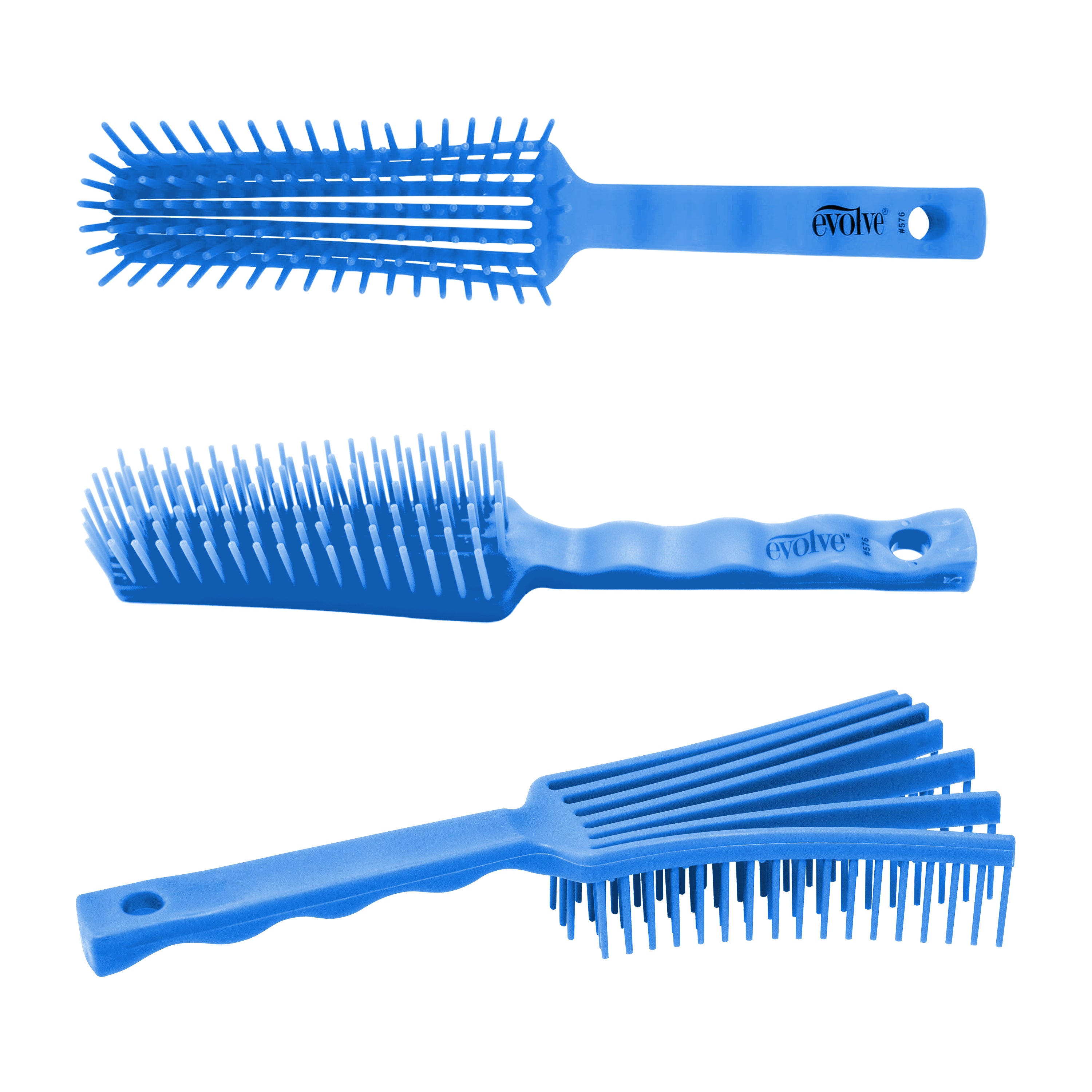 Evolve®Flow-Thru Detangler, Blue 581 – Firstline Brands