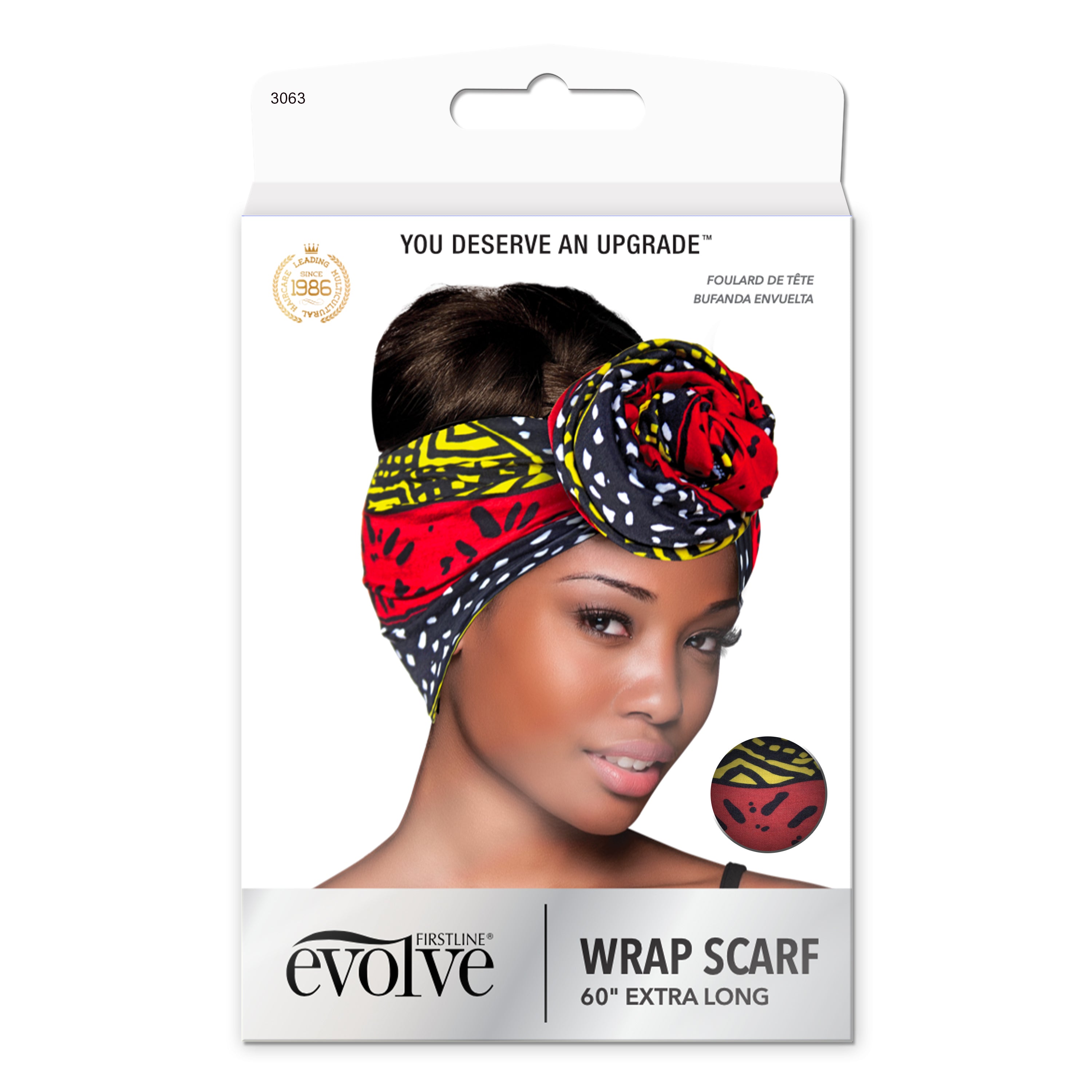 Evolve® Wrap Scarf, RedOrange 3063 Firstline Brands