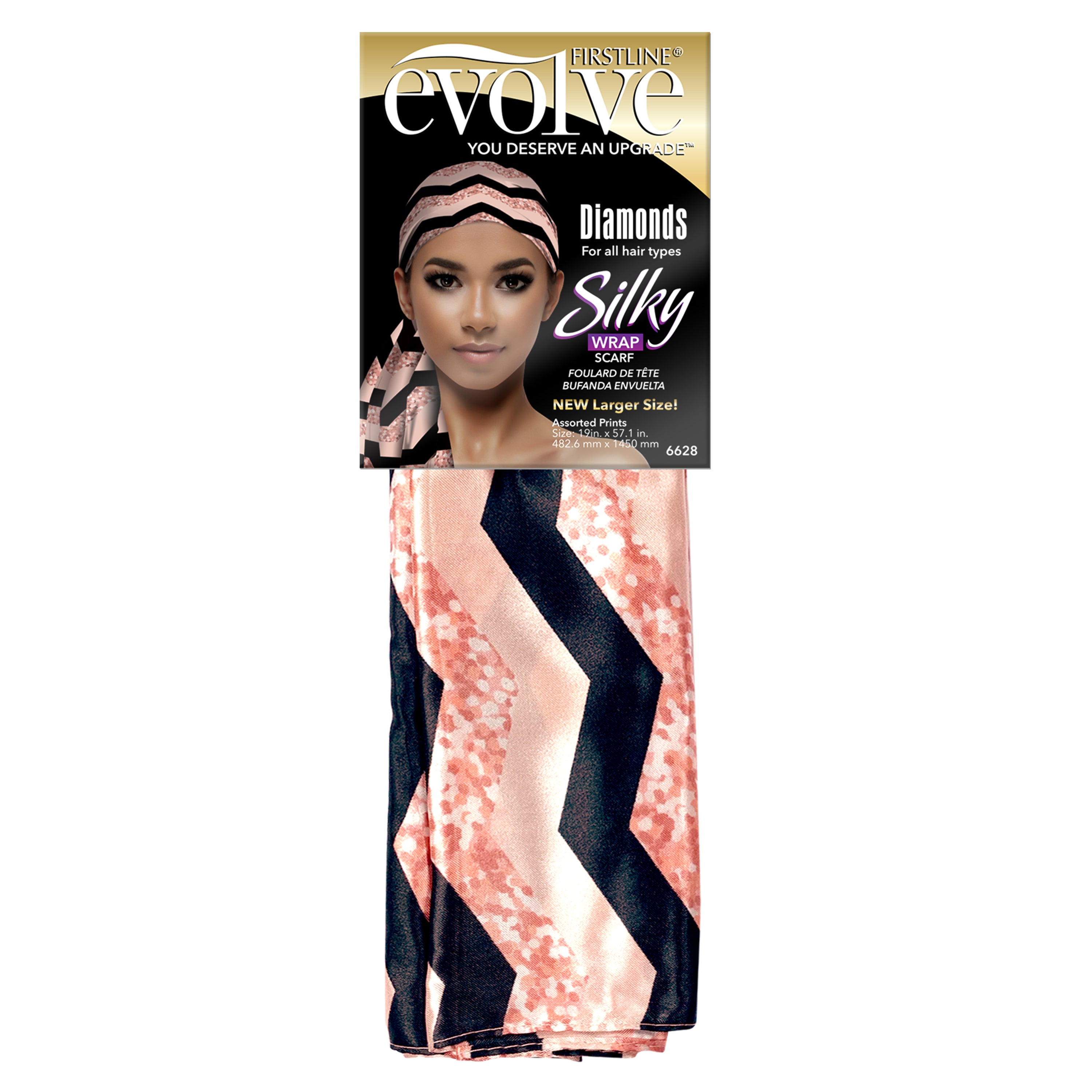 Evolve® Silky Wrap Scarf, Diamonds 6628 – Firstline Brands
