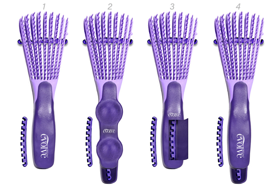 Wide Flow-Thru Detangler