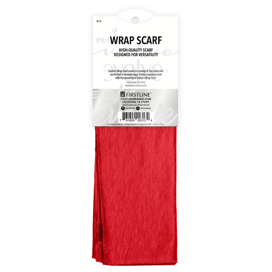Evolve Wrap Scarf Red 313