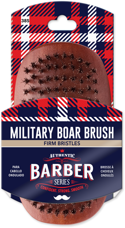 Barber Series Boar Military Brush / Double Sided - 388