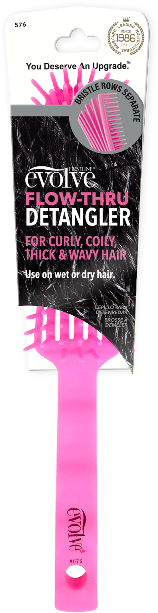 Flow-Thru Detangler - Pink - 576