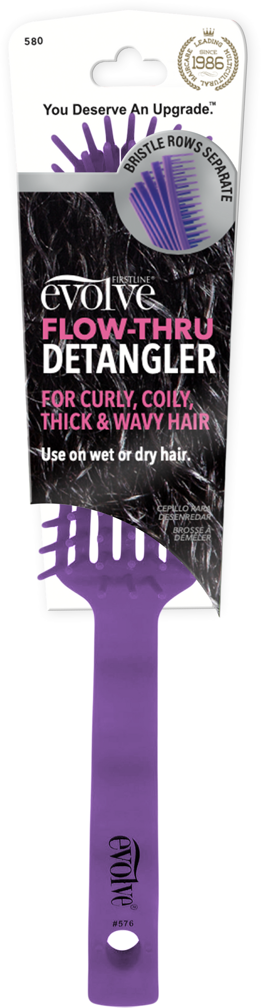 Flow-Thru Detangler - Purple - 580