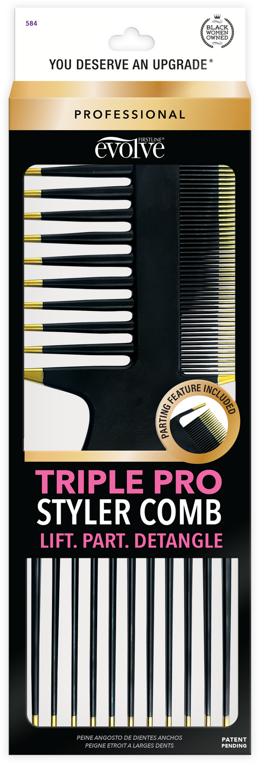 Triple Pro Styler Comb - 584