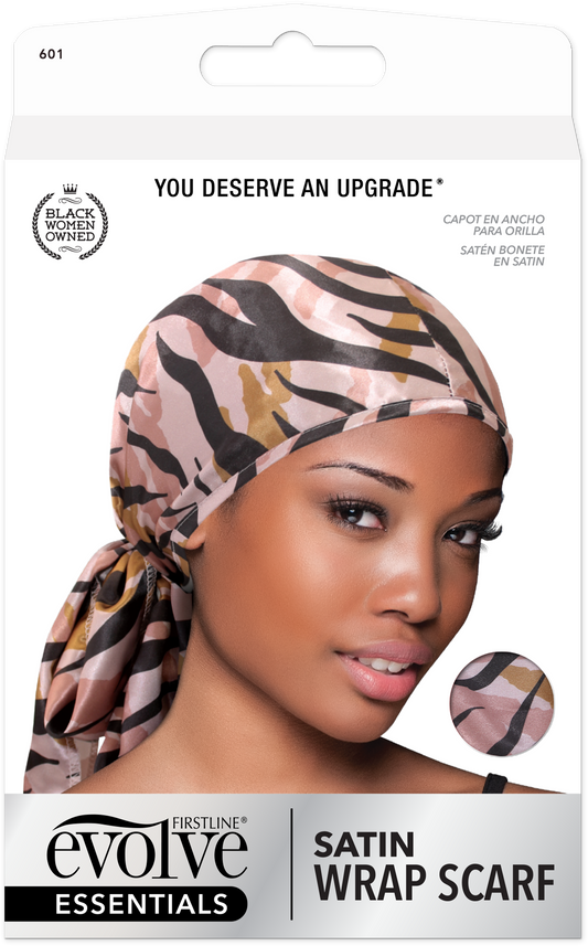 Satin Wrap Scarf - Safari - 601