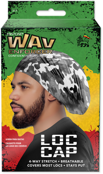 Loc Cap Gray Camo