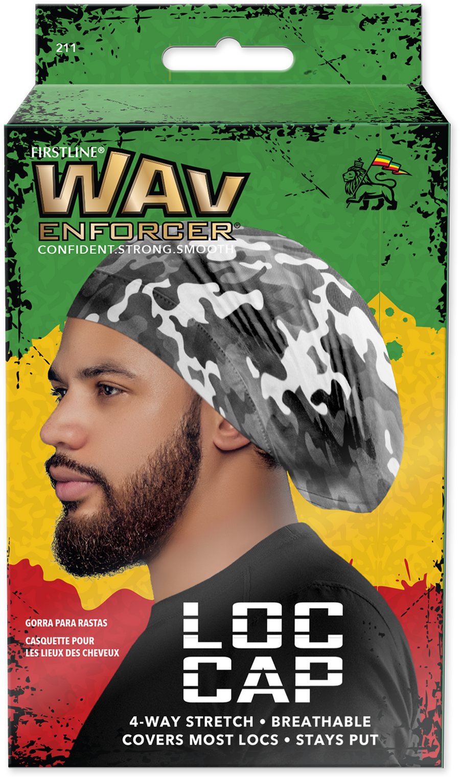Loc Cap Gray Camo