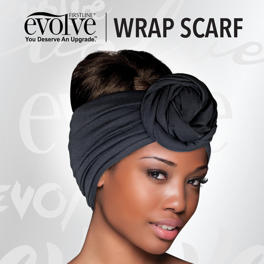 Evolve® Wrap Scarf, Black 305