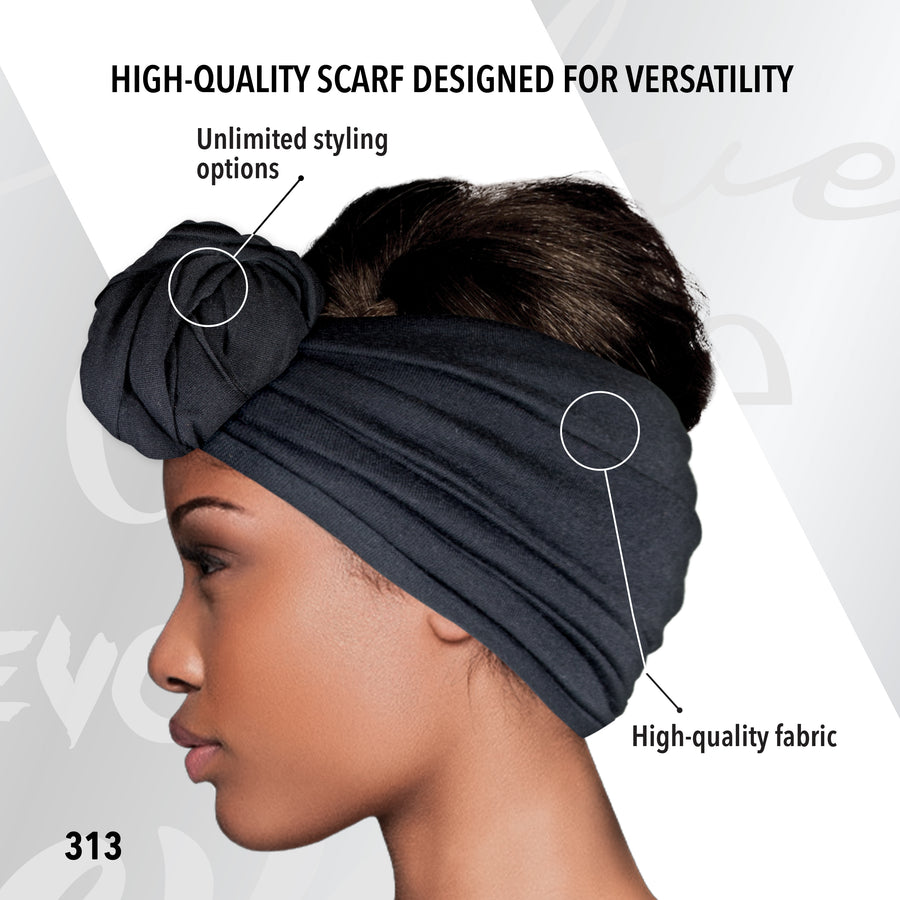 Evolve® Wrap Scarf, Black 305