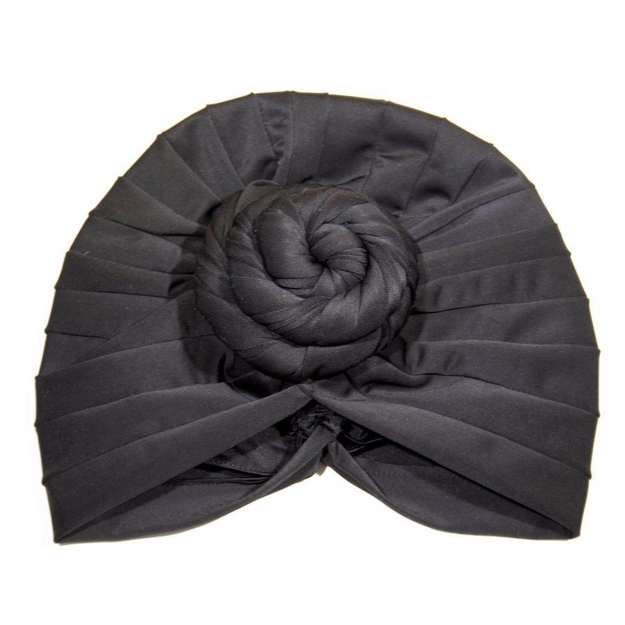 Evolve® Top Knot Turban, Black 328