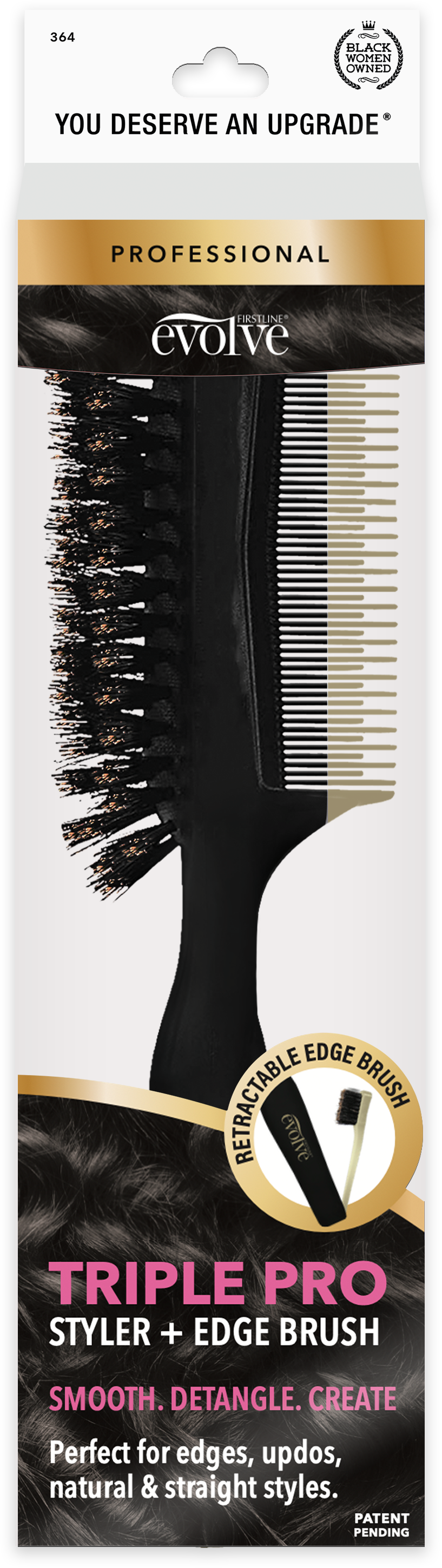 Evolve Triple Pro Styler Brush 364