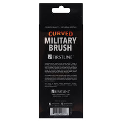 Inked Curved Military Brush - 378