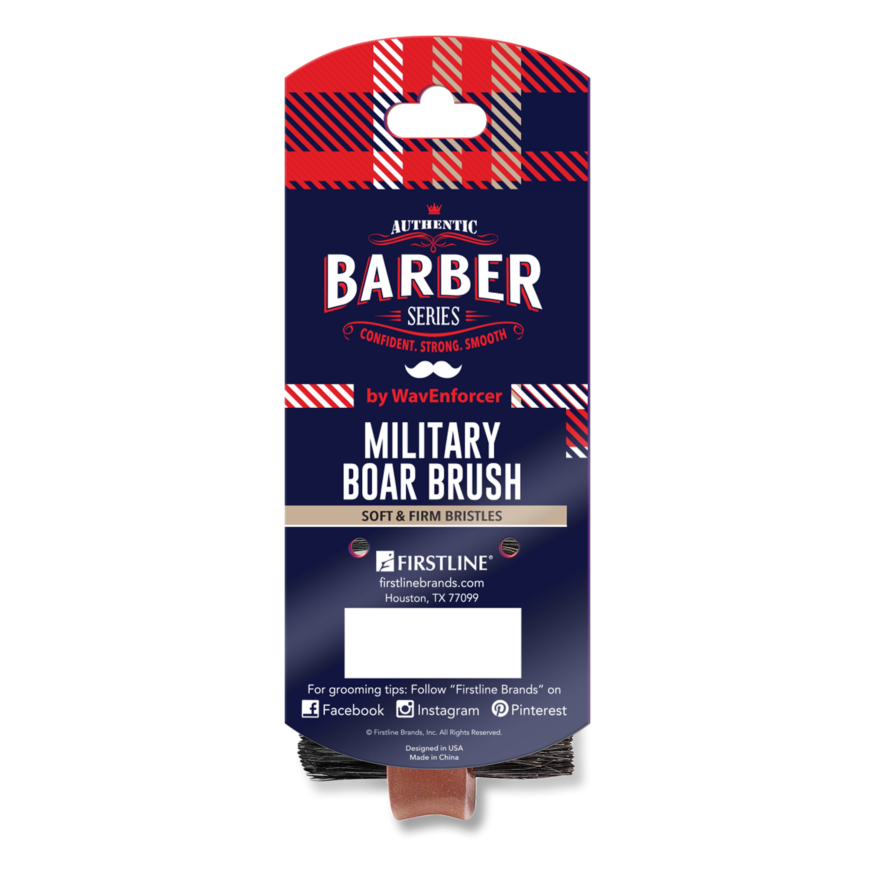 Boar Military Brush Double Sided 388 Firstline Brands