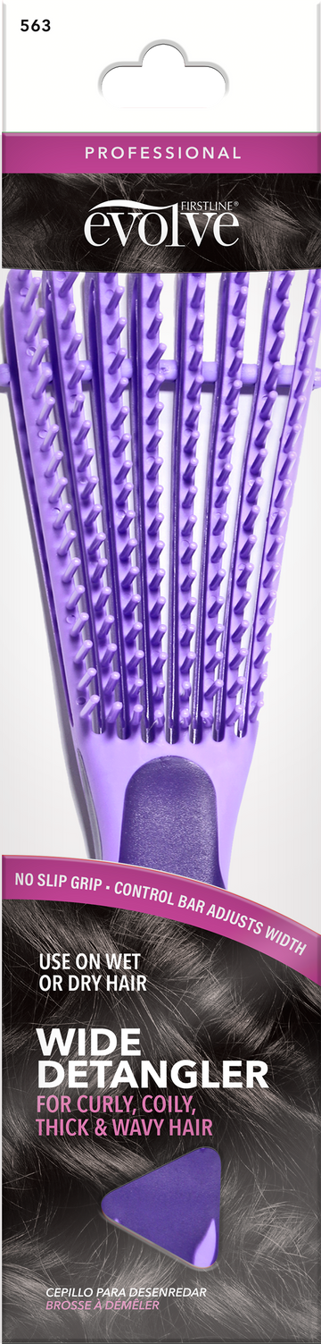 Wide Flow-Thru Detangler