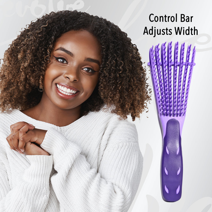 Wide Flow-Thru Detangler