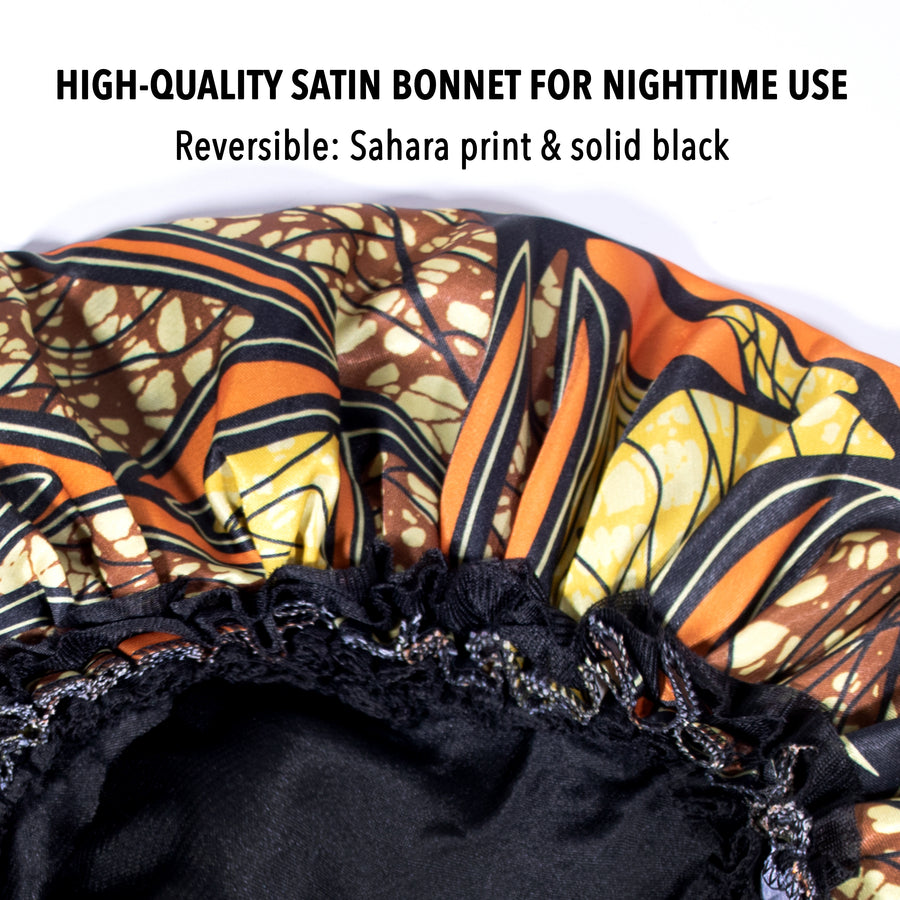Evolve® Satin Reversible Bonnets, Sahara 669