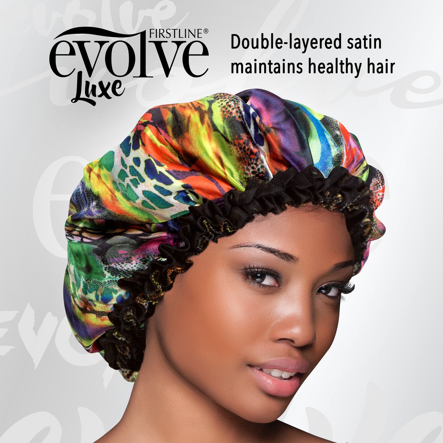 Evolve® Satin Reversible Bonnet, Exotic 670