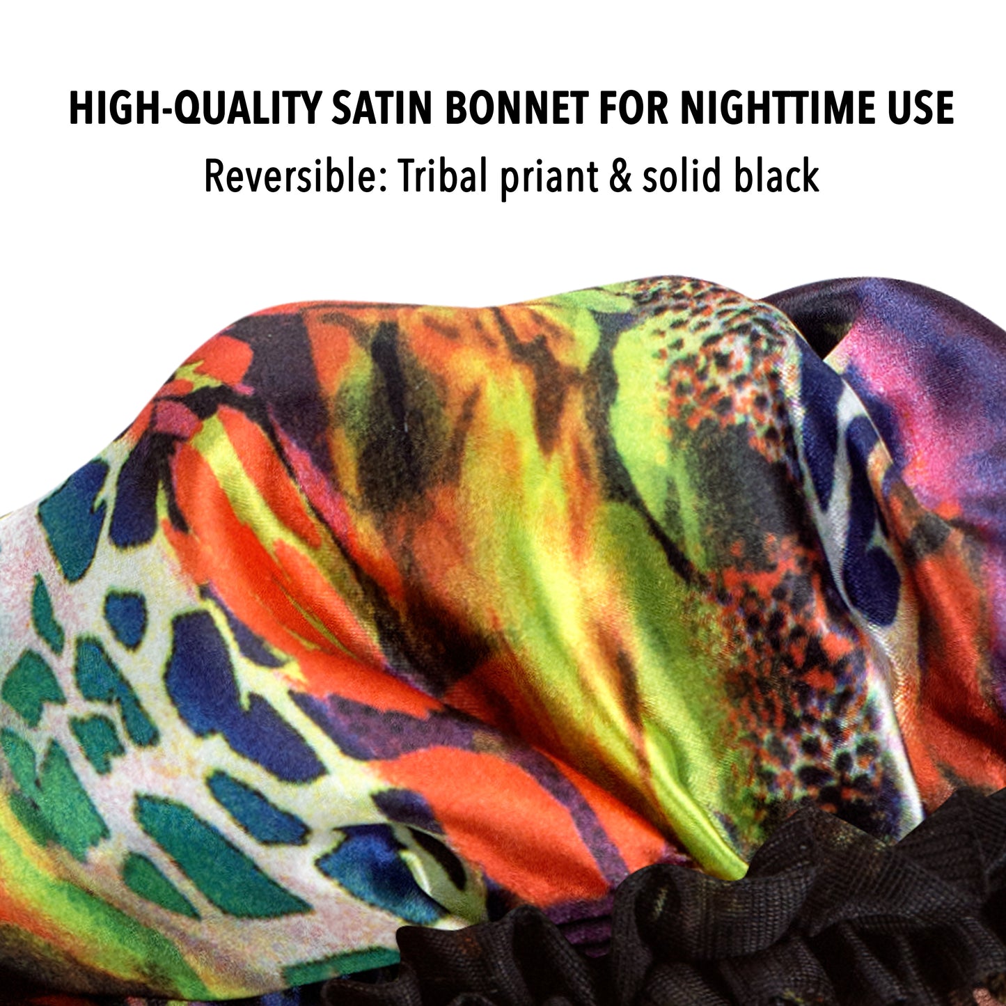 Evolve® Satin Reversible Bonnet, Exotic 670