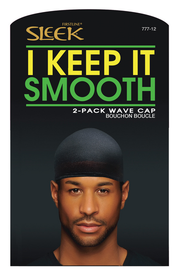 Sleek Wave Cap Black (2-Pack) 777