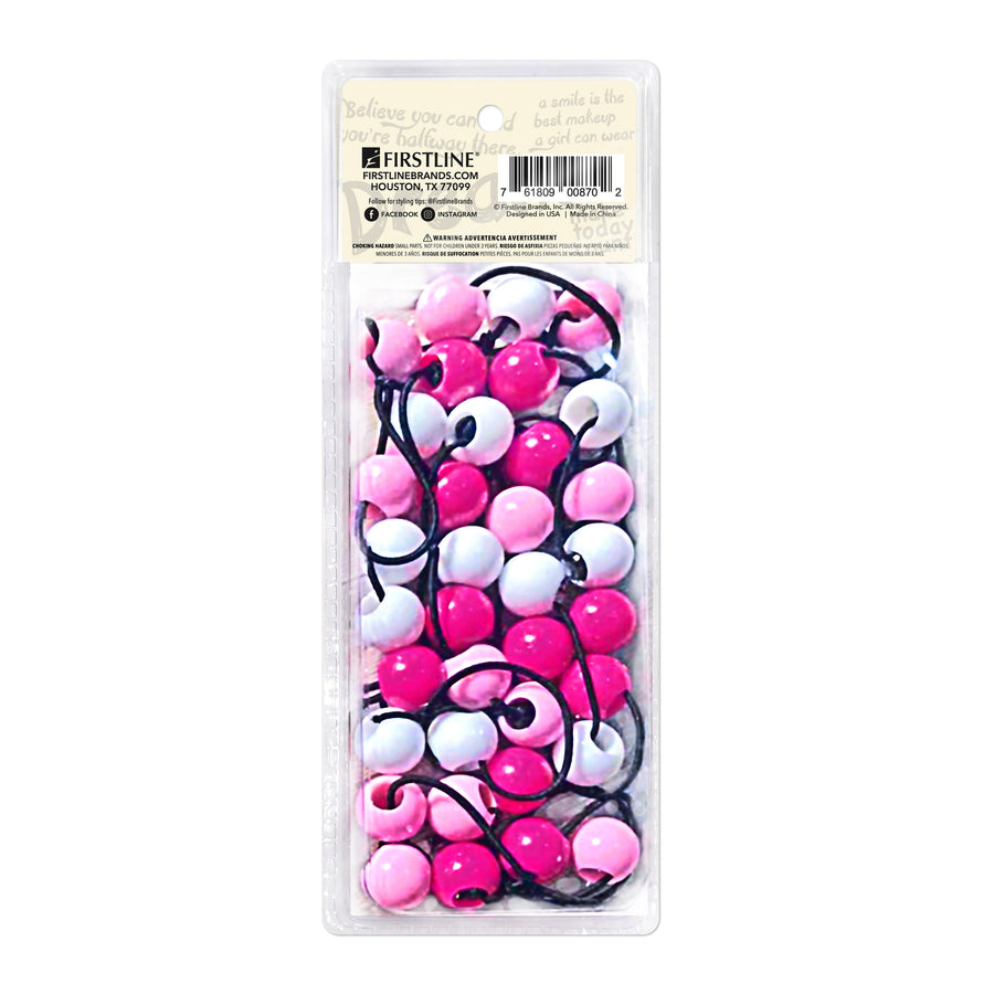 Ponytail Holders 16 Pack Assorted Pink