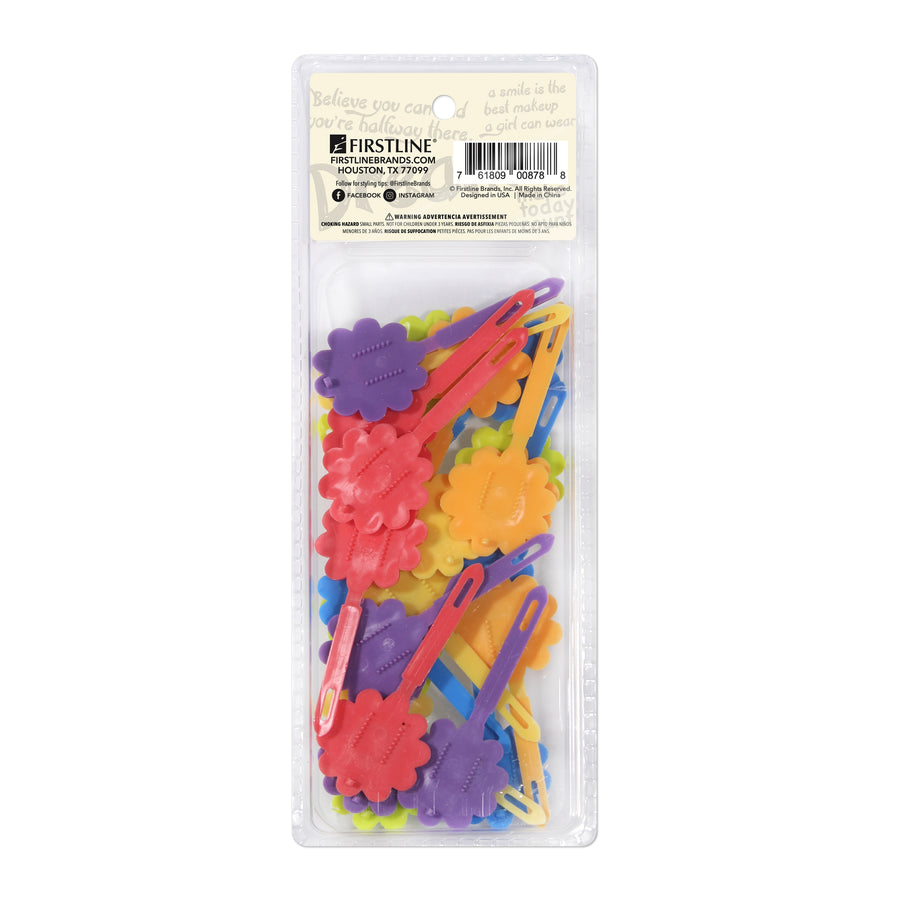 Barrettes 24 Pack Multicolored 878