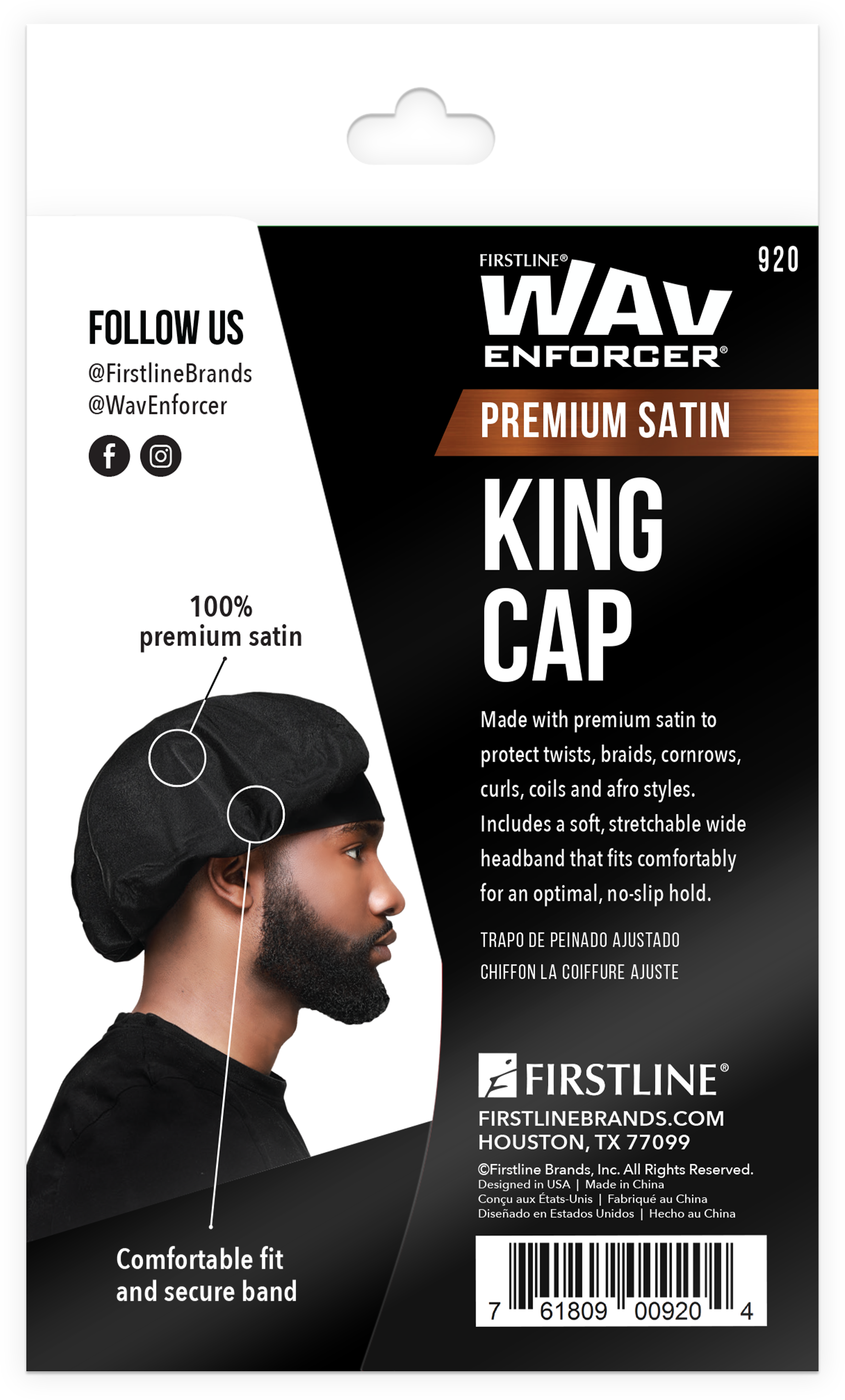 WavEnforcer King Cap, Black 920 – Firstline Brands