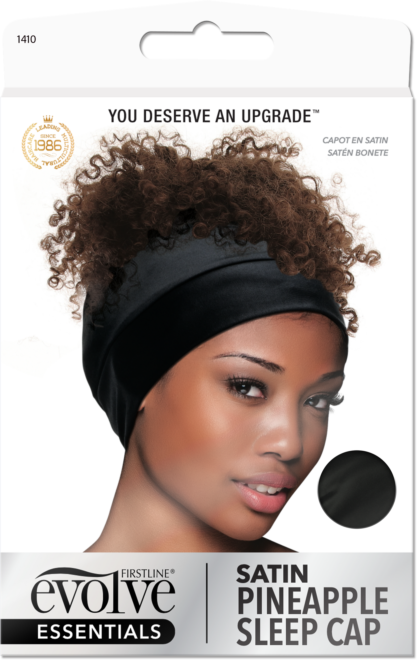 Evolve® Satin Pineapple Sleep Cap, 1410