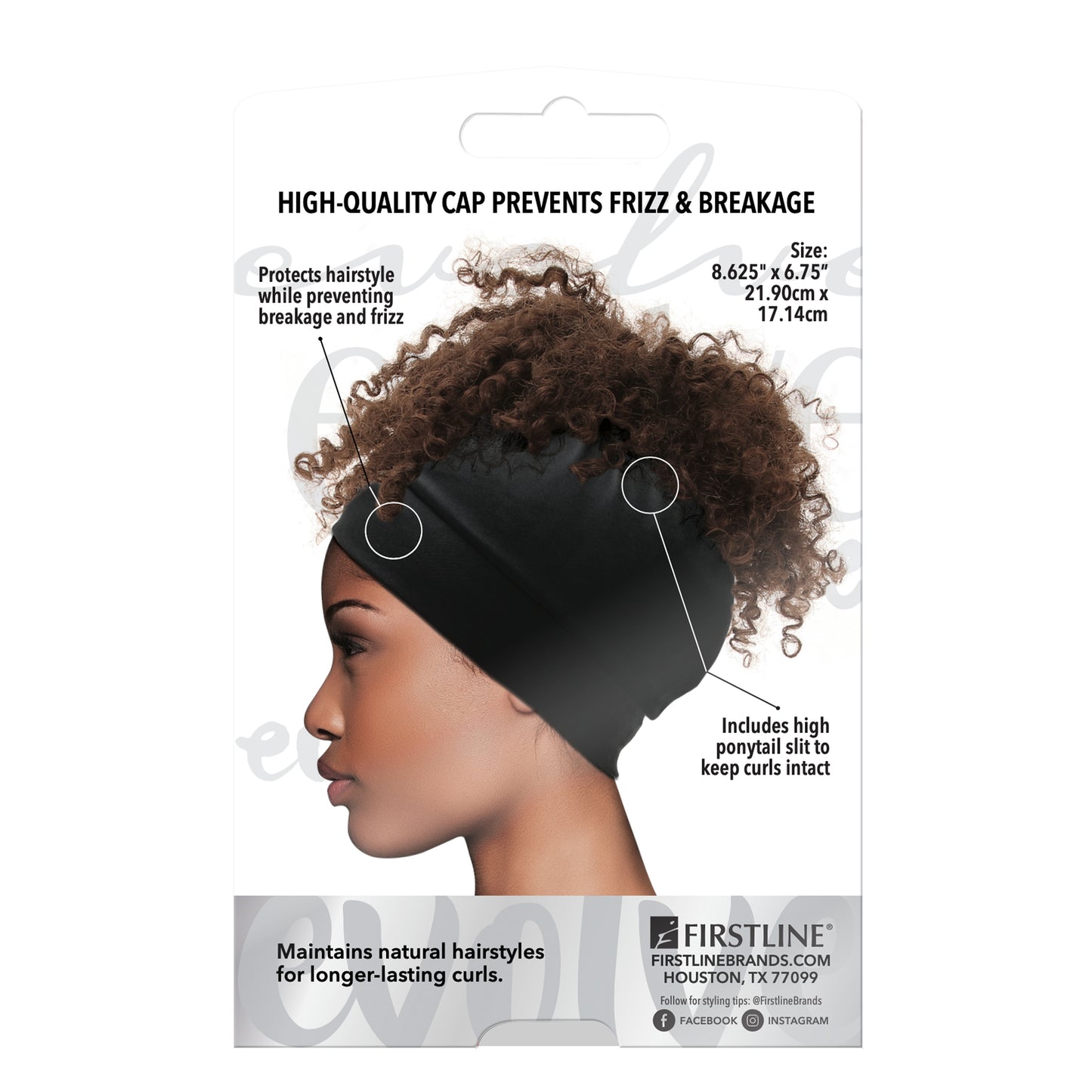 Evolve® Satin Pineapple Sleep Cap, 1410