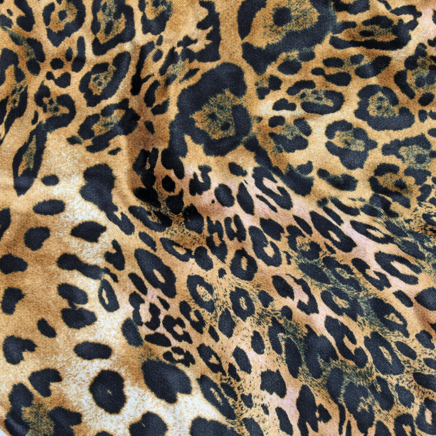 LUXE Satin Wide Edge Braid Bonnet Leopard 1681