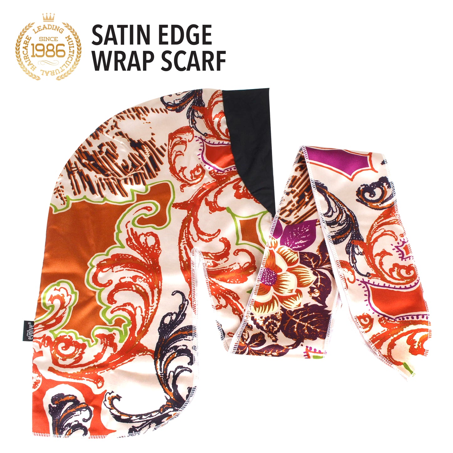 Evolve® Satin Edge Scarf, Moroccan 1771