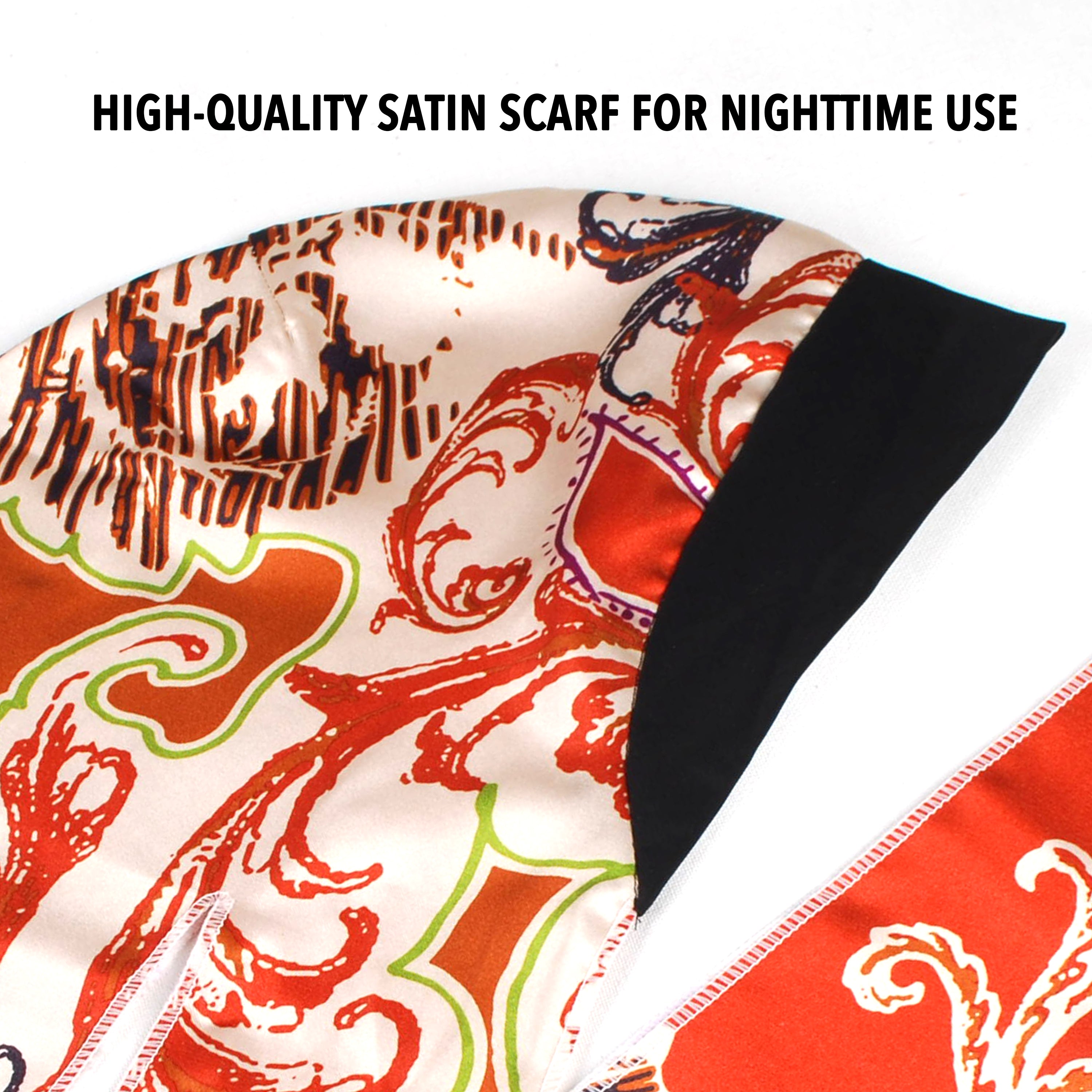 Èaphi エフィ INDIA PATTERN SATIN SCARF 小物 eaphi INDIA PATTERN SATIN SCARF INDIA PATTERN SATIN SCARF