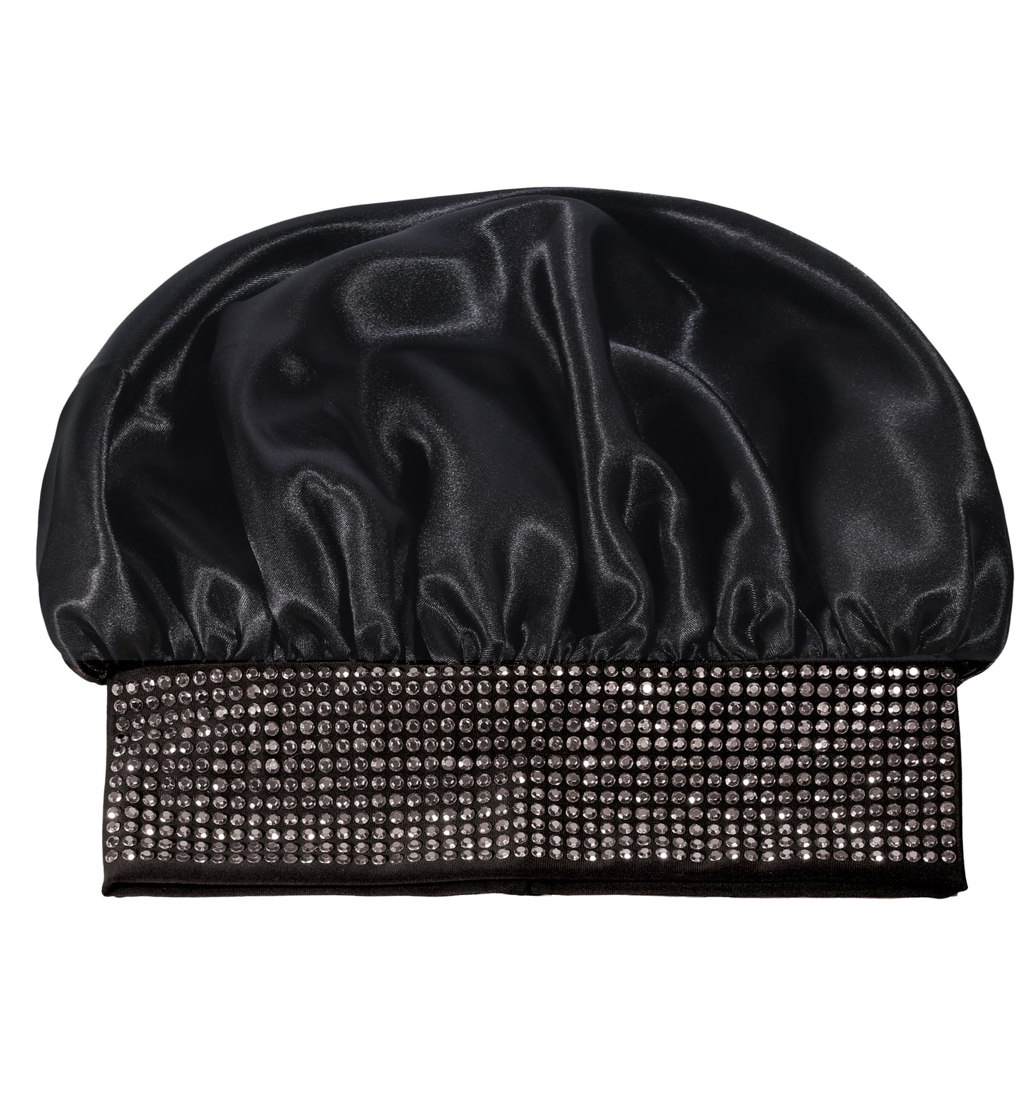 Charmed Satin Wide-Edge Bonnet Silver 3005