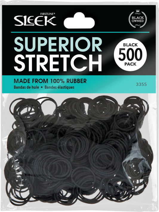 Rubber Bands, Black - 3355
