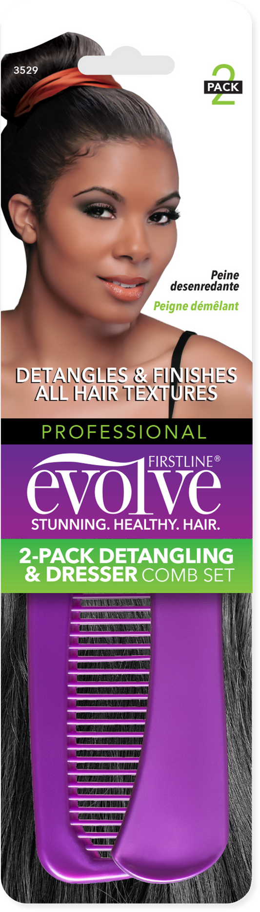 Detangling & Dresser Comb Set, 3529