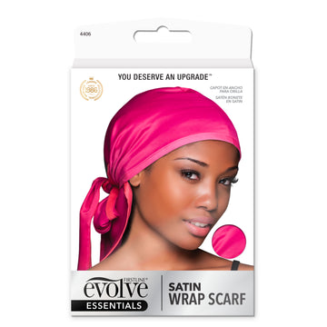 Evolve® Satin Wrap Scarf, Fuchsia 4406