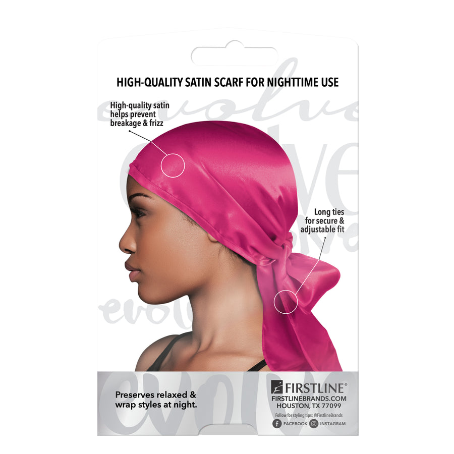 Evolve® Satin Wrap Scarf, Fuchsia 4406