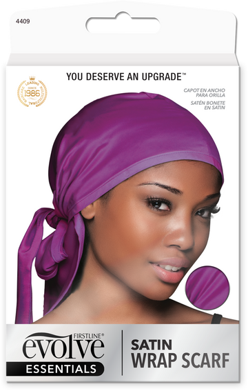 Evolve® Satin Wrap Cap, Purple 4409