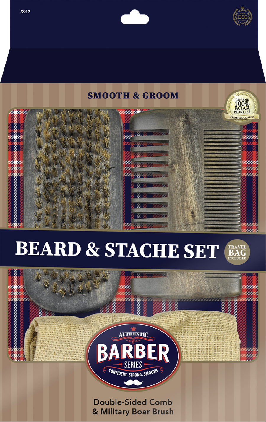 WavEnforcer Barber Series Beard & Stache Set 5917