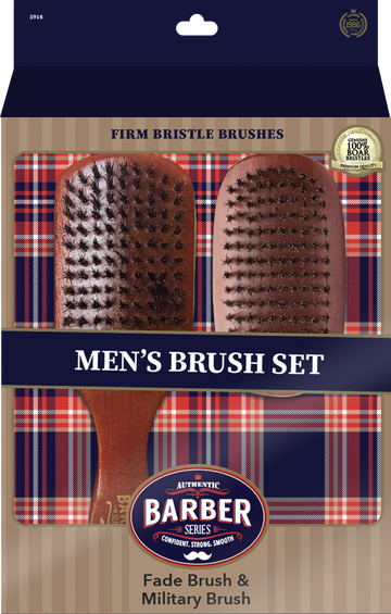 WavEnforcer Barber Series Fade & Military Brush Set 5918