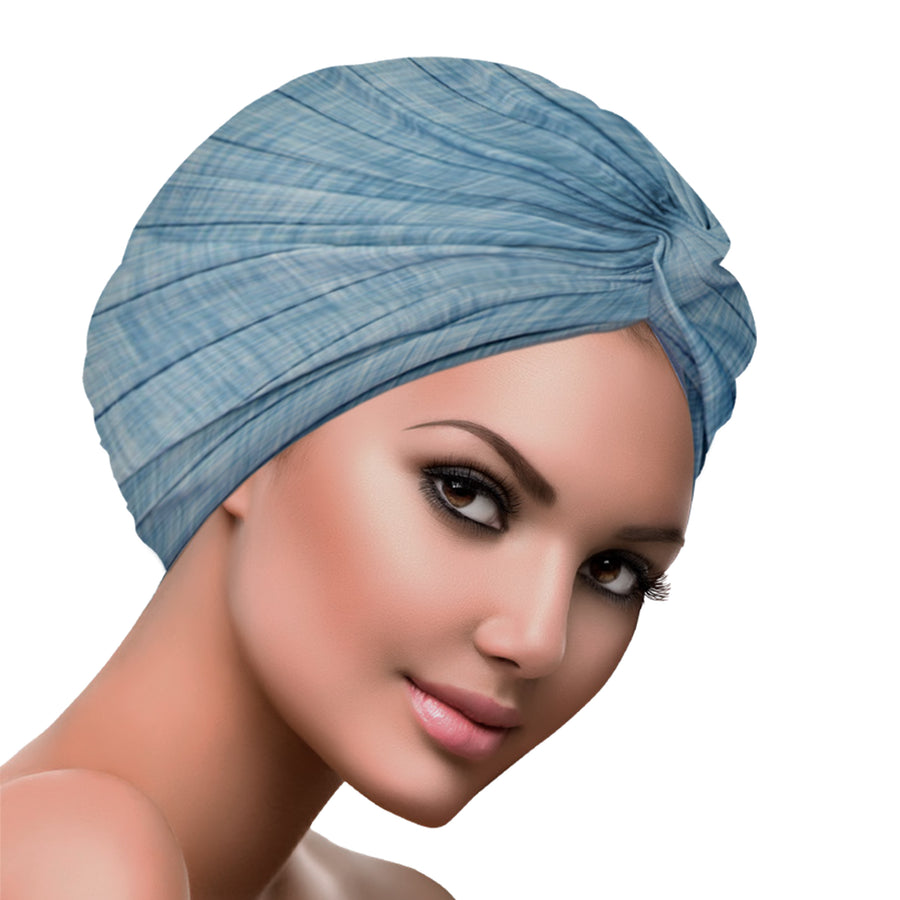 Evolve® Silky Turban, Denim 6027