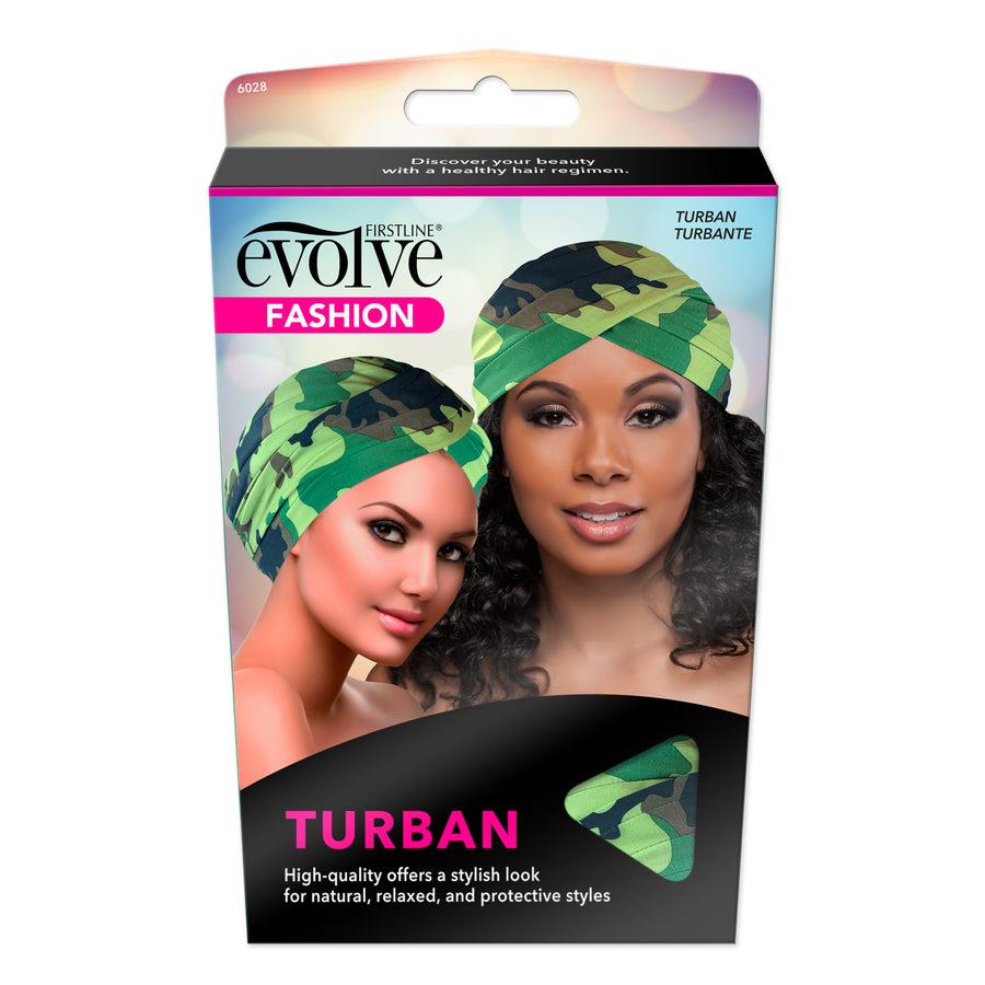 Evolve® Silky Turban, Camo 6028