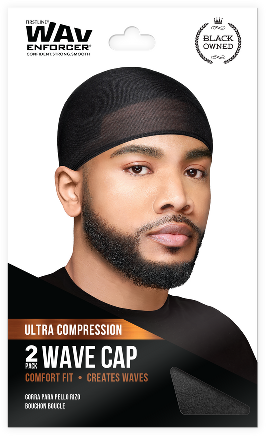 Wave Cap / 2-Pack - Black - 770
