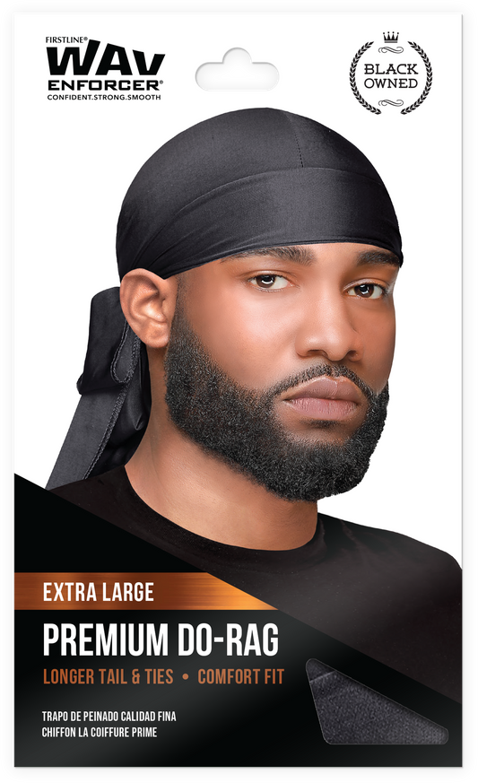 Premium Do-Rag - Black - 804