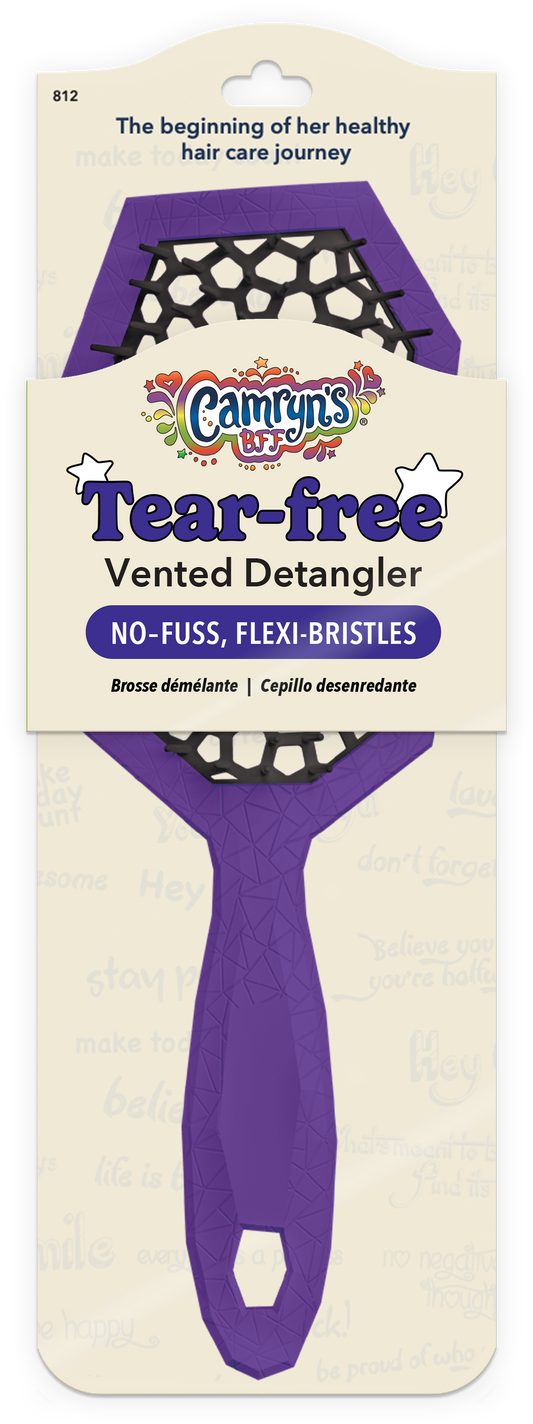 Vented Tear-Free Detangler Brush 812