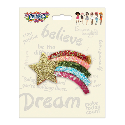 Glitter Rainbow Hair Clip - 827